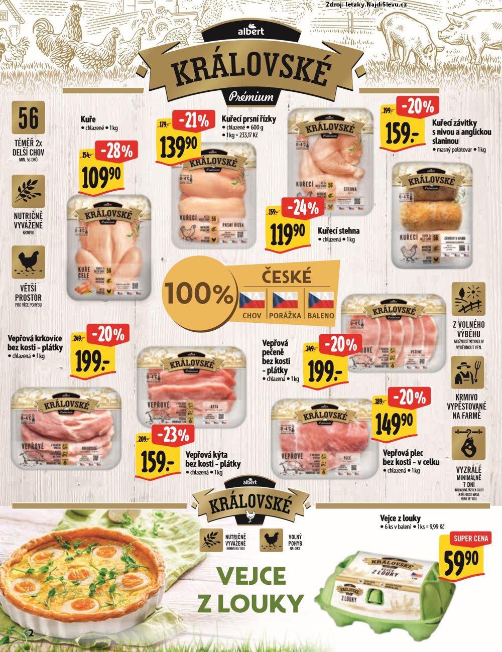 Strana 2 - leták Albert supermarket (9. 4. - 20. 4. 2025)
