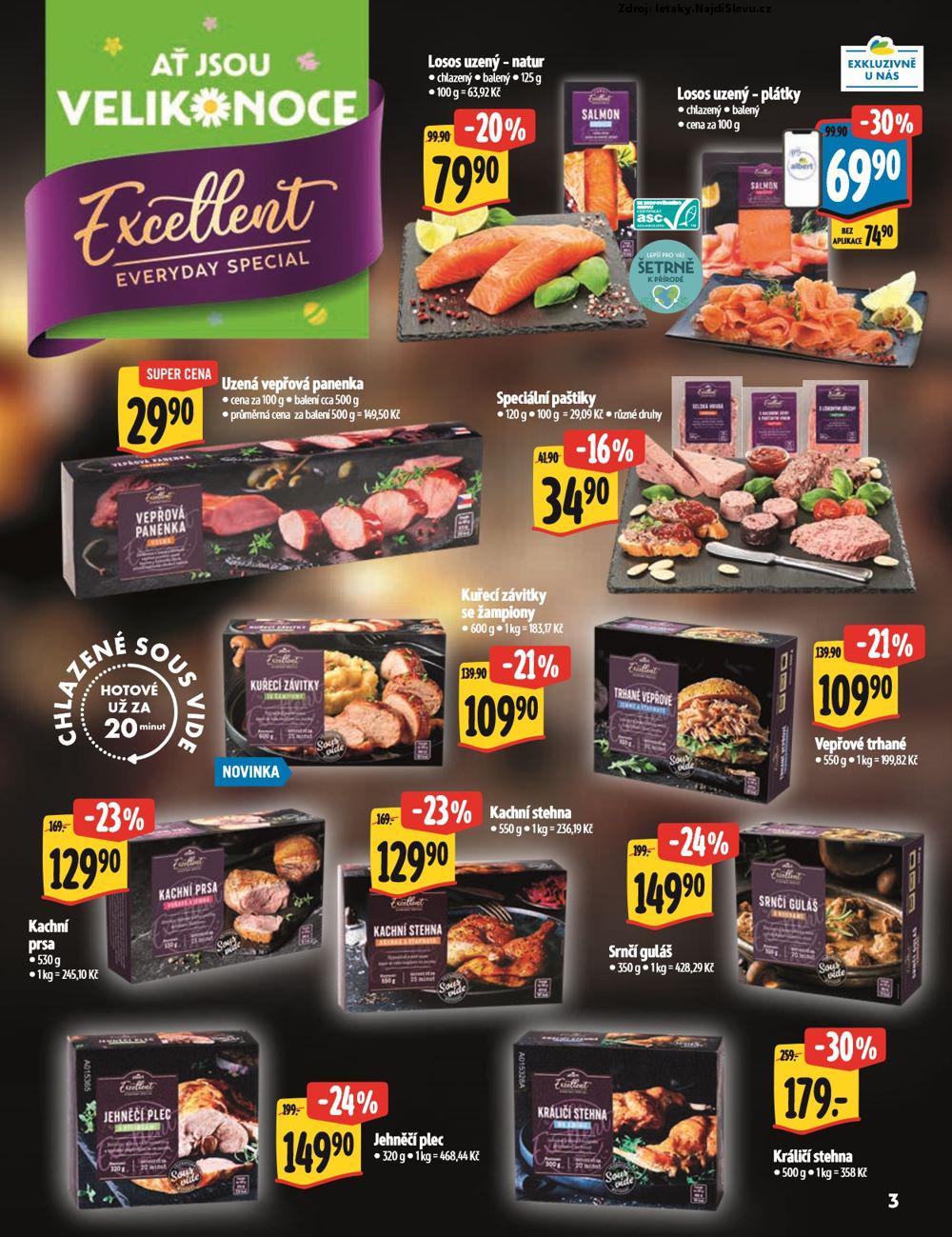 Strana 3 - leták Albert supermarket (9. 4. - 20. 4. 2025)