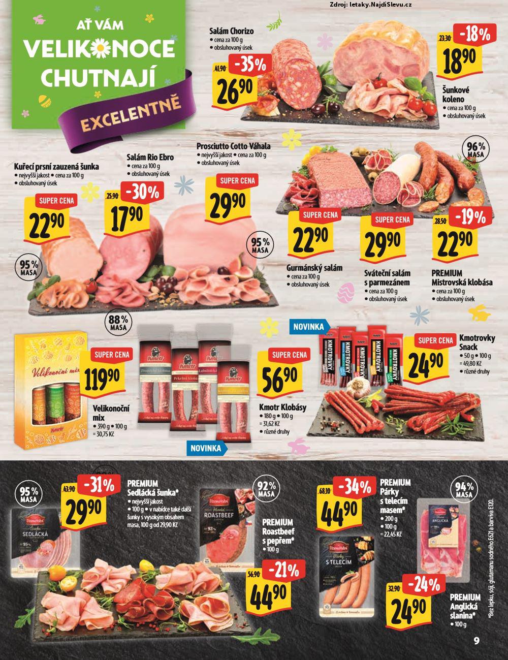 Strana 9 - leták Albert supermarket (9. 4. - 20. 4. 2025)