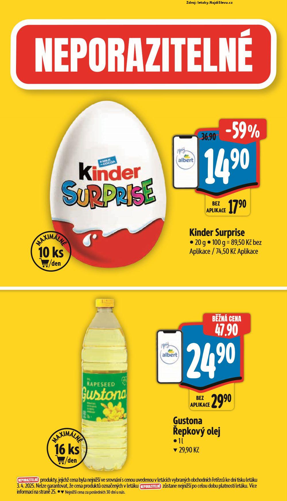 Strana 4 - letk Albert supermarket (9. 4. - 15. 4. 2025)