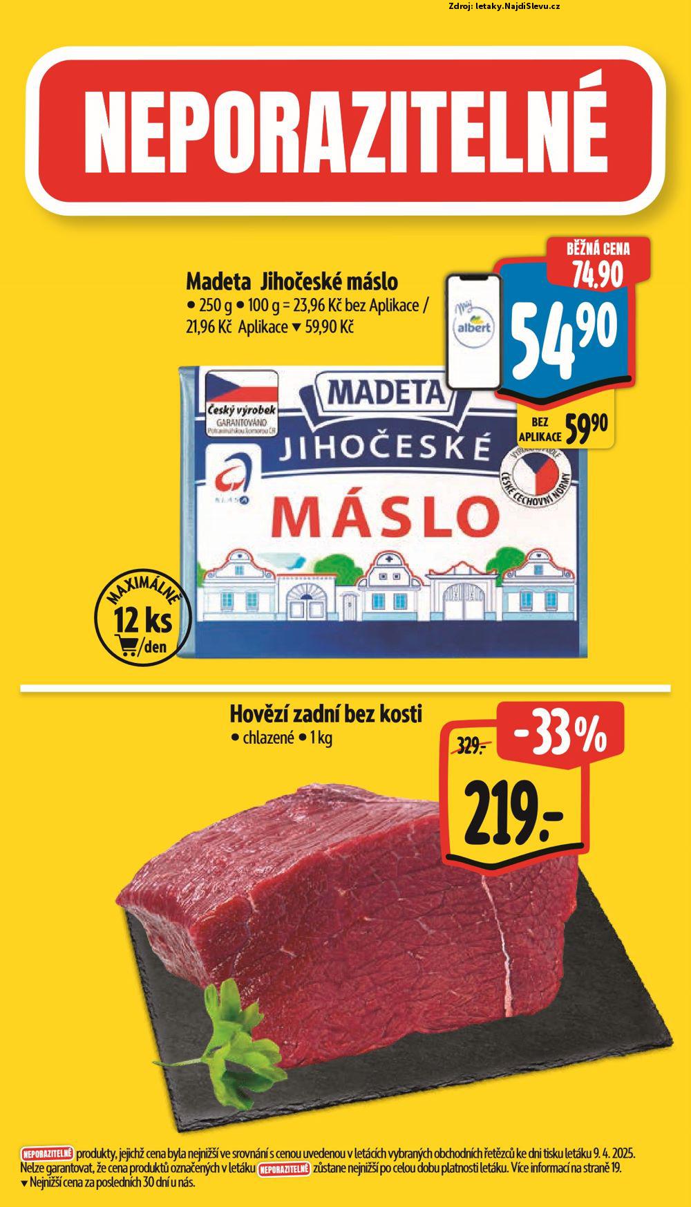 Strana 2 - letk Albert supermarket (16. 4. - 20. 4. 2025)