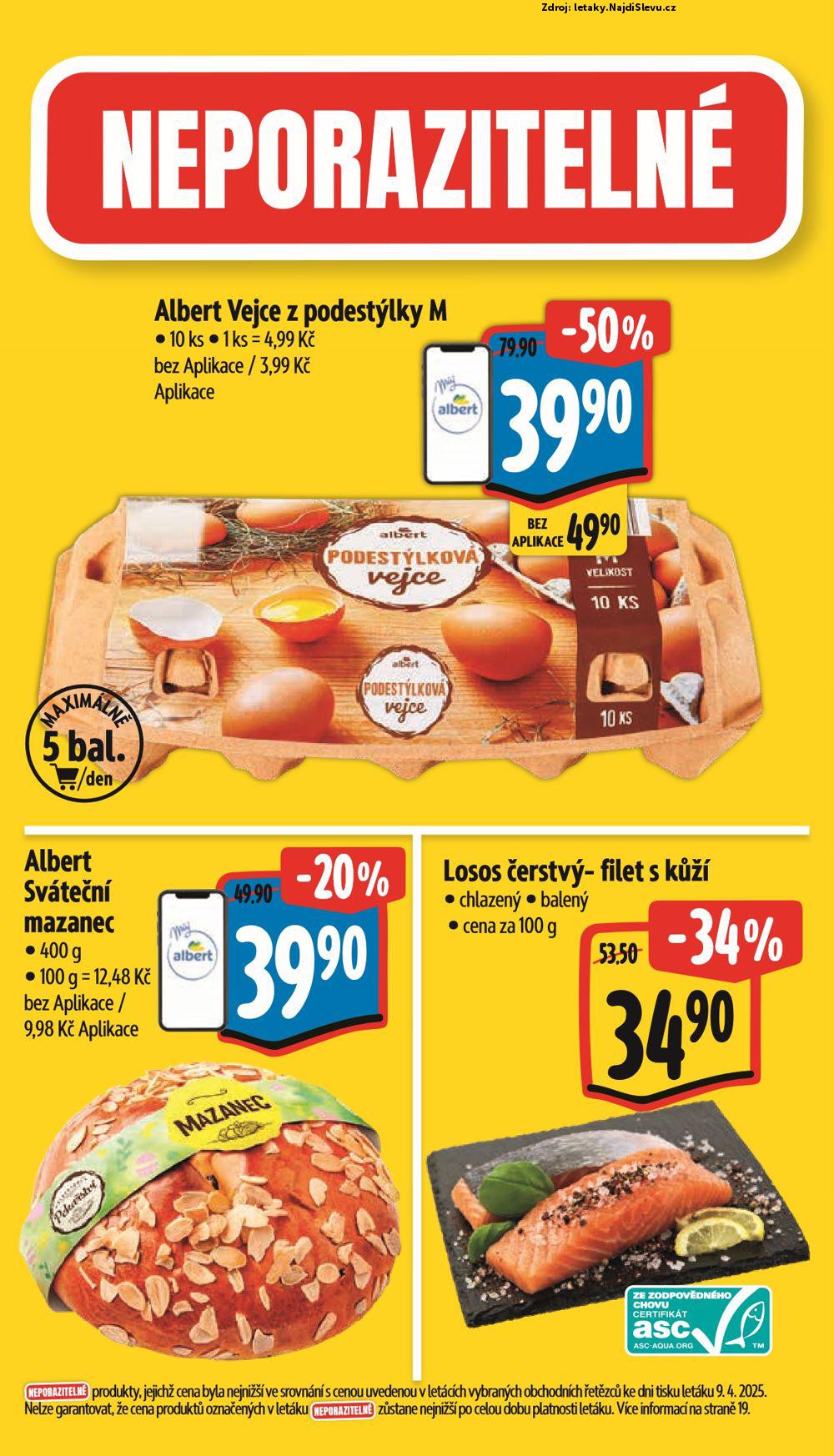 Strana 5 - letk Albert supermarket (16. 4. - 20. 4. 2025)