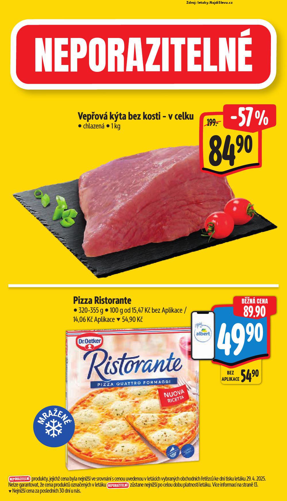 Strana 2 - letk Albert supermarket (5. 5. - 13. 5. 2025)