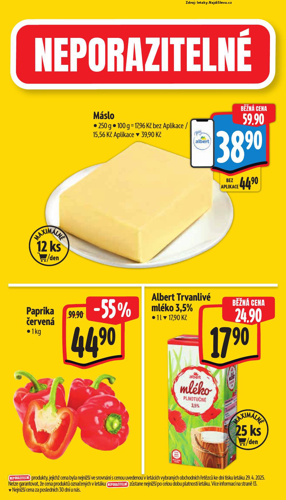 Strana 3 - letk Albert supermarket (5. 5. - 13. 5. 2025)