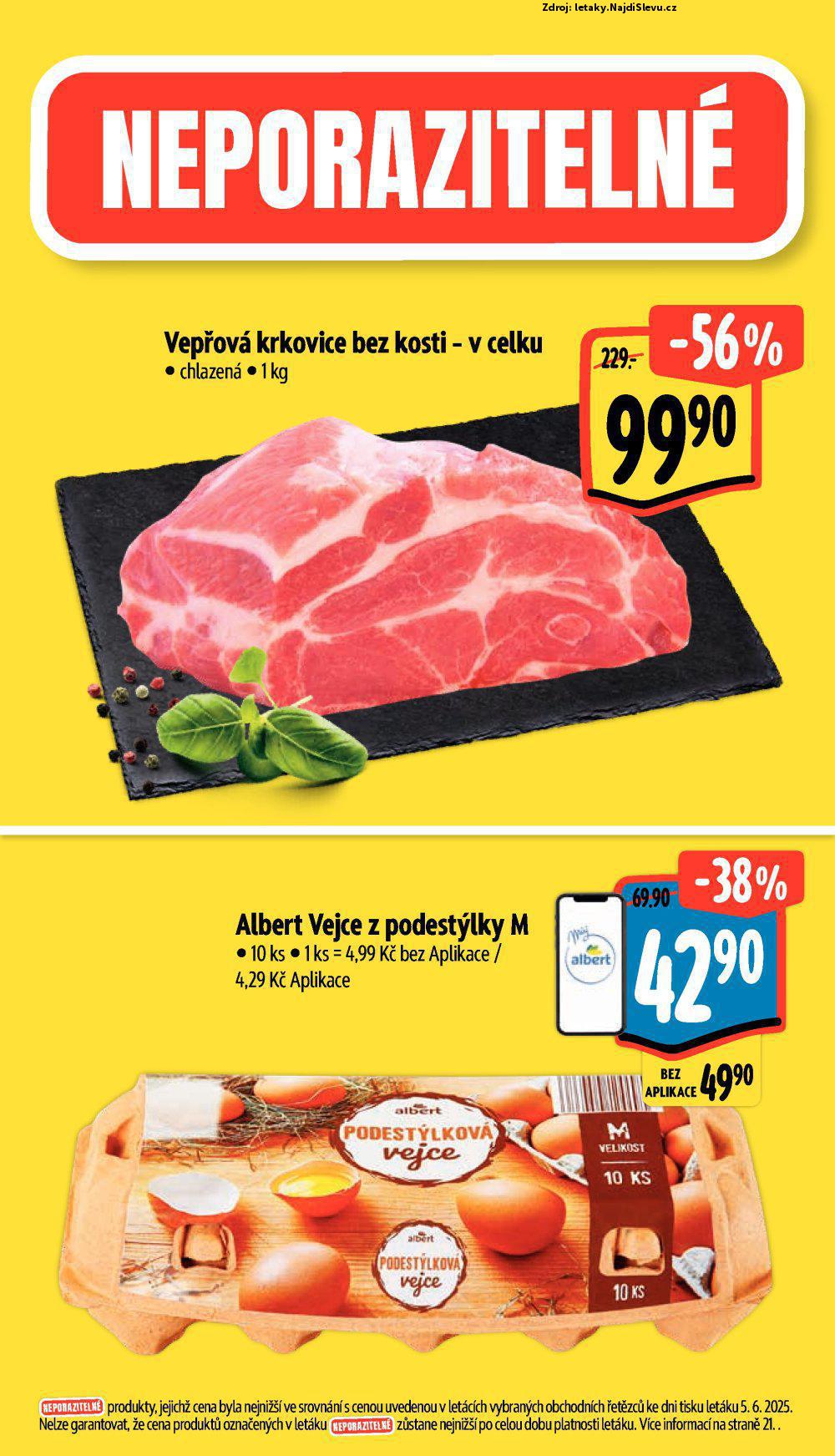 Strana 2 - letk Albert supermarket (11. 6. - 17. 6. 2025)