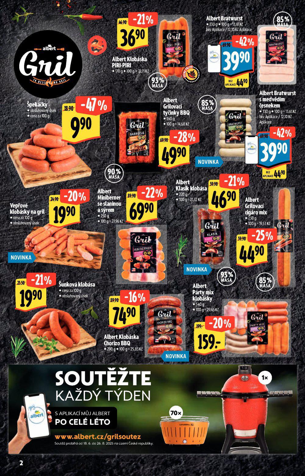 Strana 2 - leták Albert supermarket (2. 7. - 15. 7. 2025)