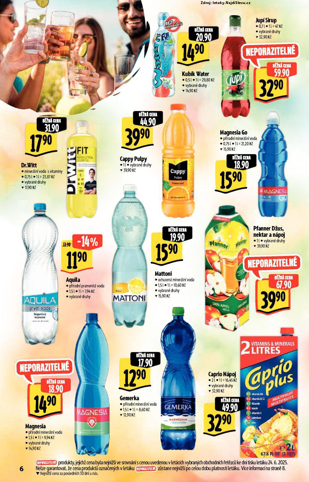 Strana 6 - leták Albert supermarket (2. 7. - 15. 7. 2025)