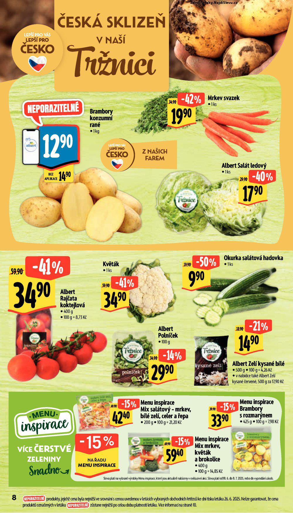 Strana 13 - leták Albert supermarket (2. 7. - 8. 7. 2025)