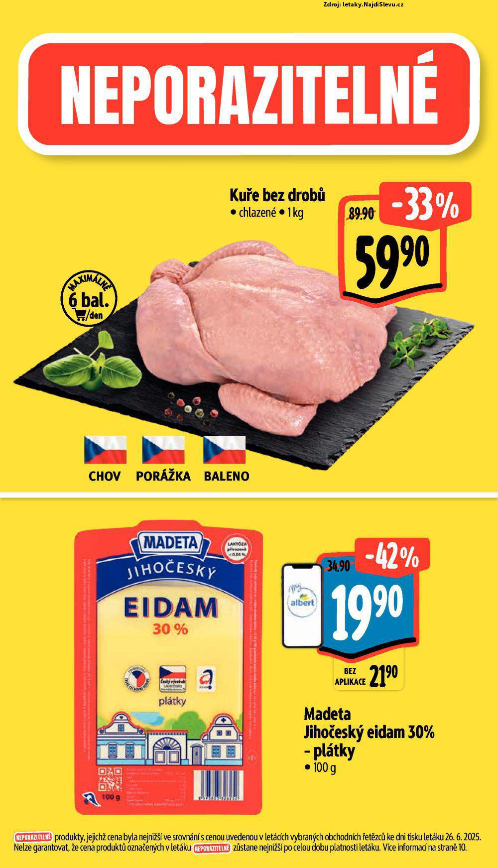 Strana 2 - letk Albert supermarket (2. 7. - 8. 7. 2025)