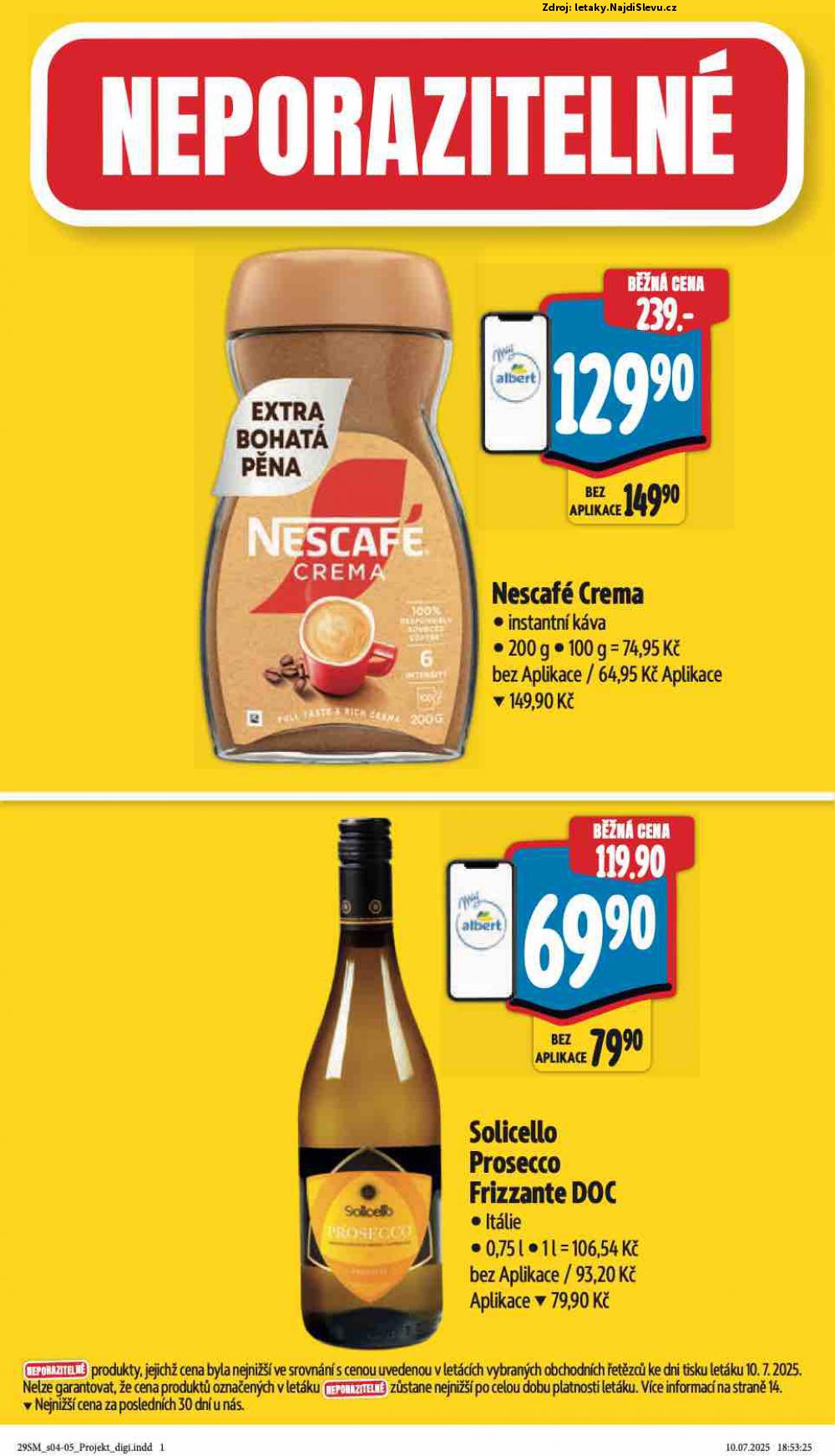 Strana 4 - letk Albert supermarket (16. 7. - 22. 7. 2025)