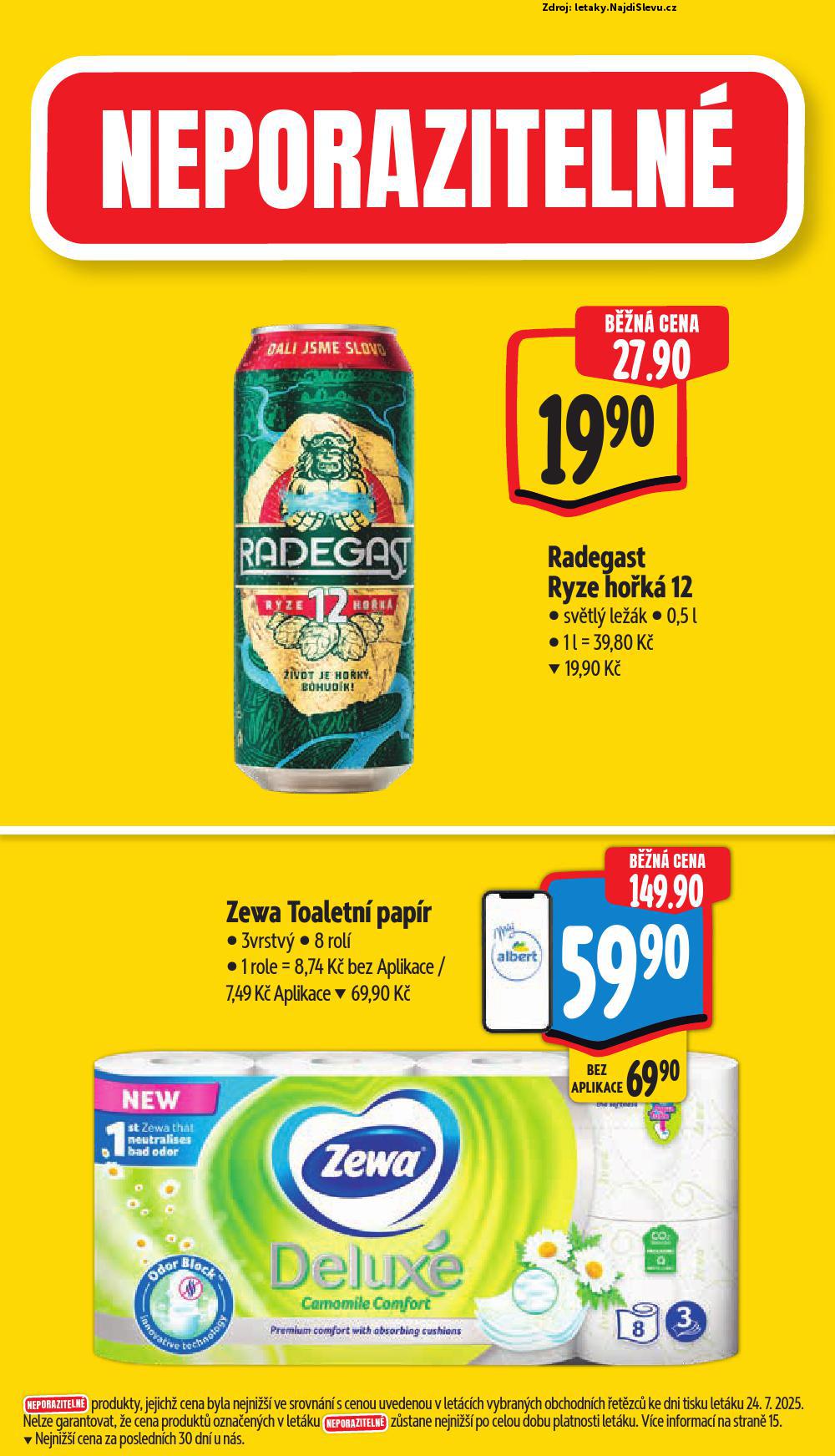 Strana 4 - letk Albert supermarket (30. 7. - 5. 8. 2025)