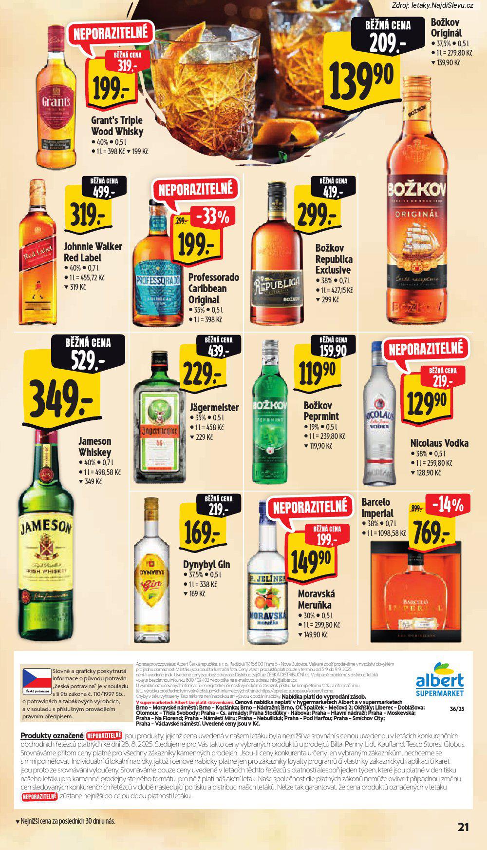 Strana 29 - leták Albert supermarket (3. 9. - 9. 9. 2025)