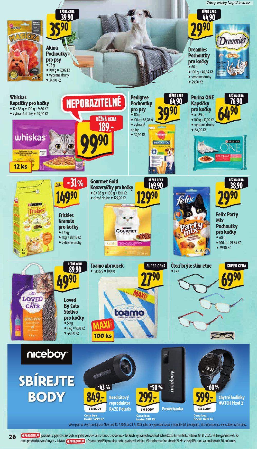 Strana 34 - leták Albert supermarket (3. 9. - 9. 9. 2025)