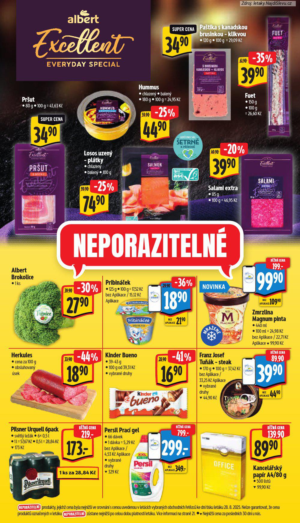 Strana 40 - leták Albert supermarket (3. 9. - 9. 9. 2025)