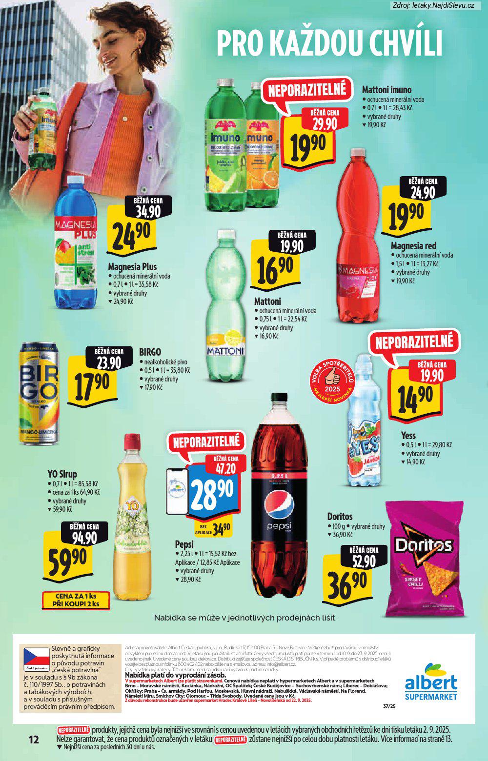 Letk Albert supermarket (10. 9. - 23. 9. 2025) - strana 12 z 25