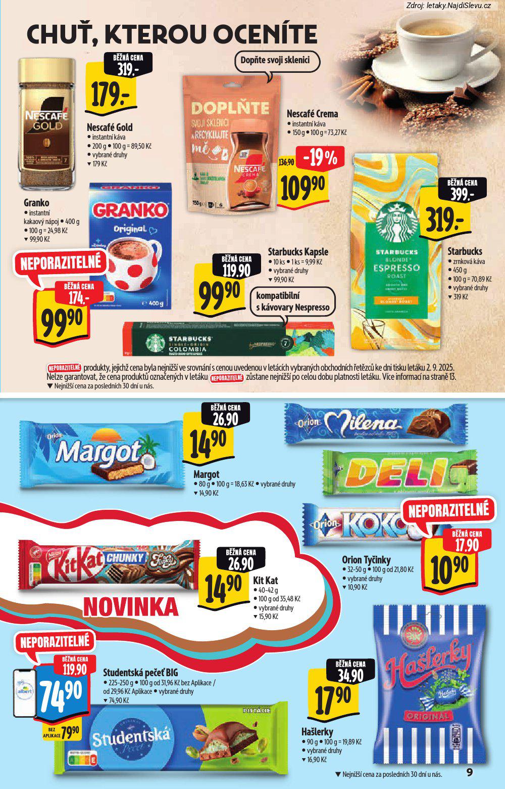 Letk Albert supermarket (10. 9. - 23. 9. 2025) - strana 9 z 25