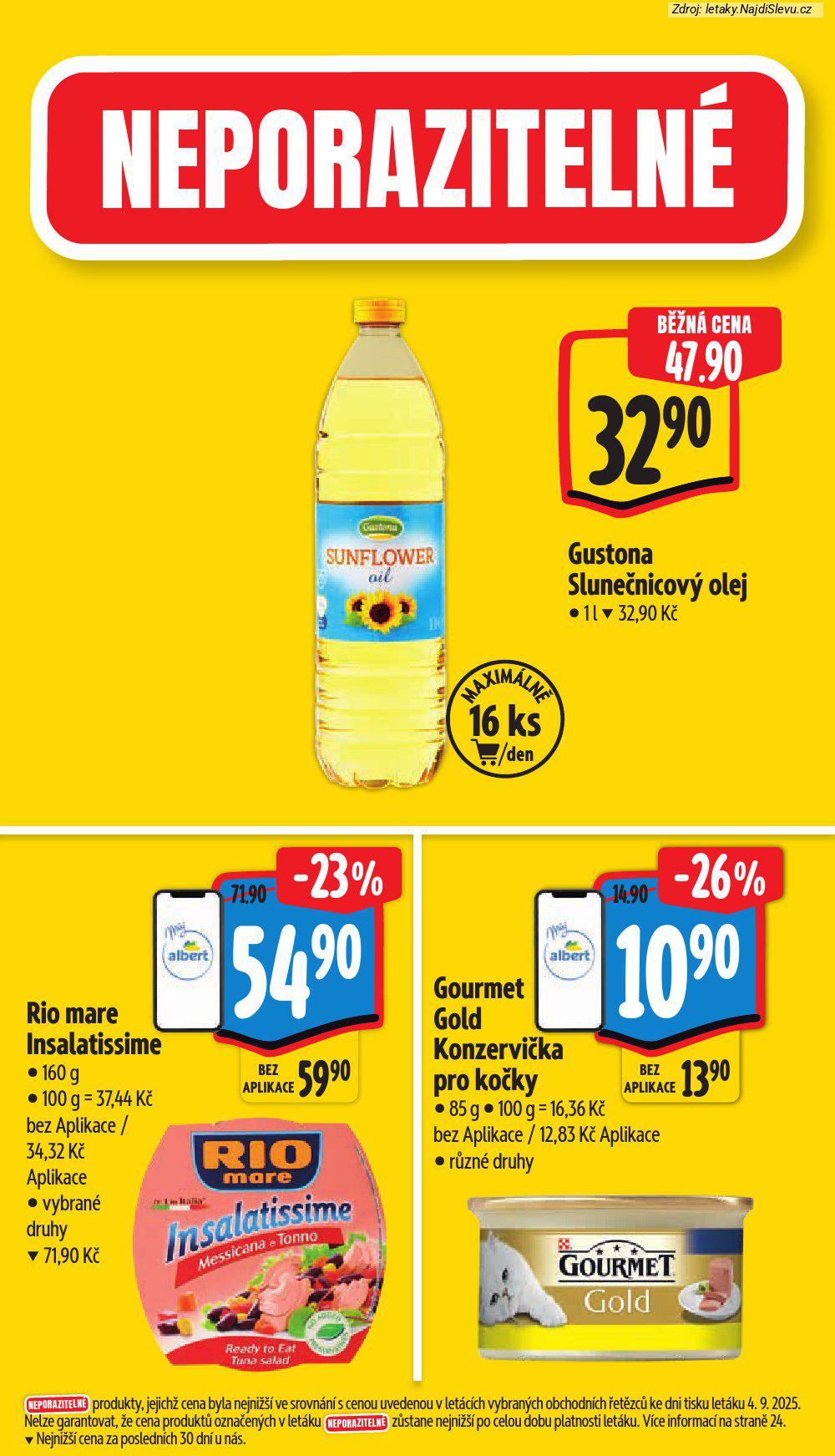 Letk Albert supermarket (10. 9. - 16. 9. 2025) - strana 5 z 44