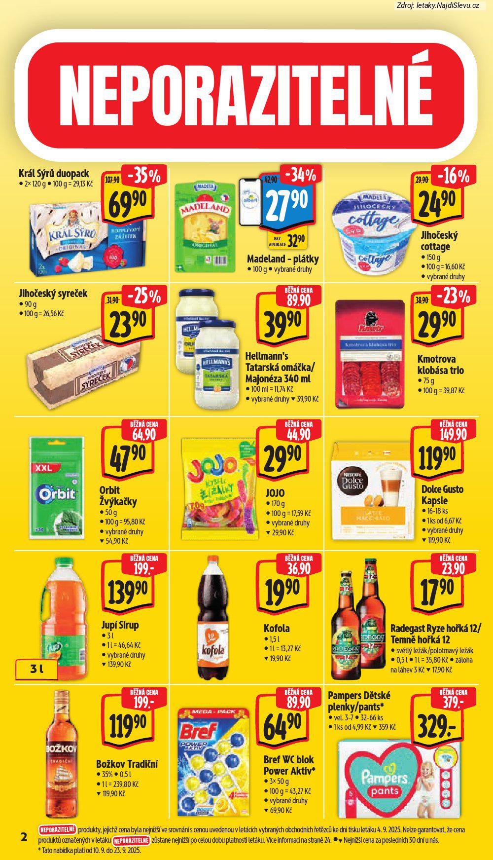 Letk Albert supermarket (10. 9. - 16. 9. 2025) - strana 6 z 44