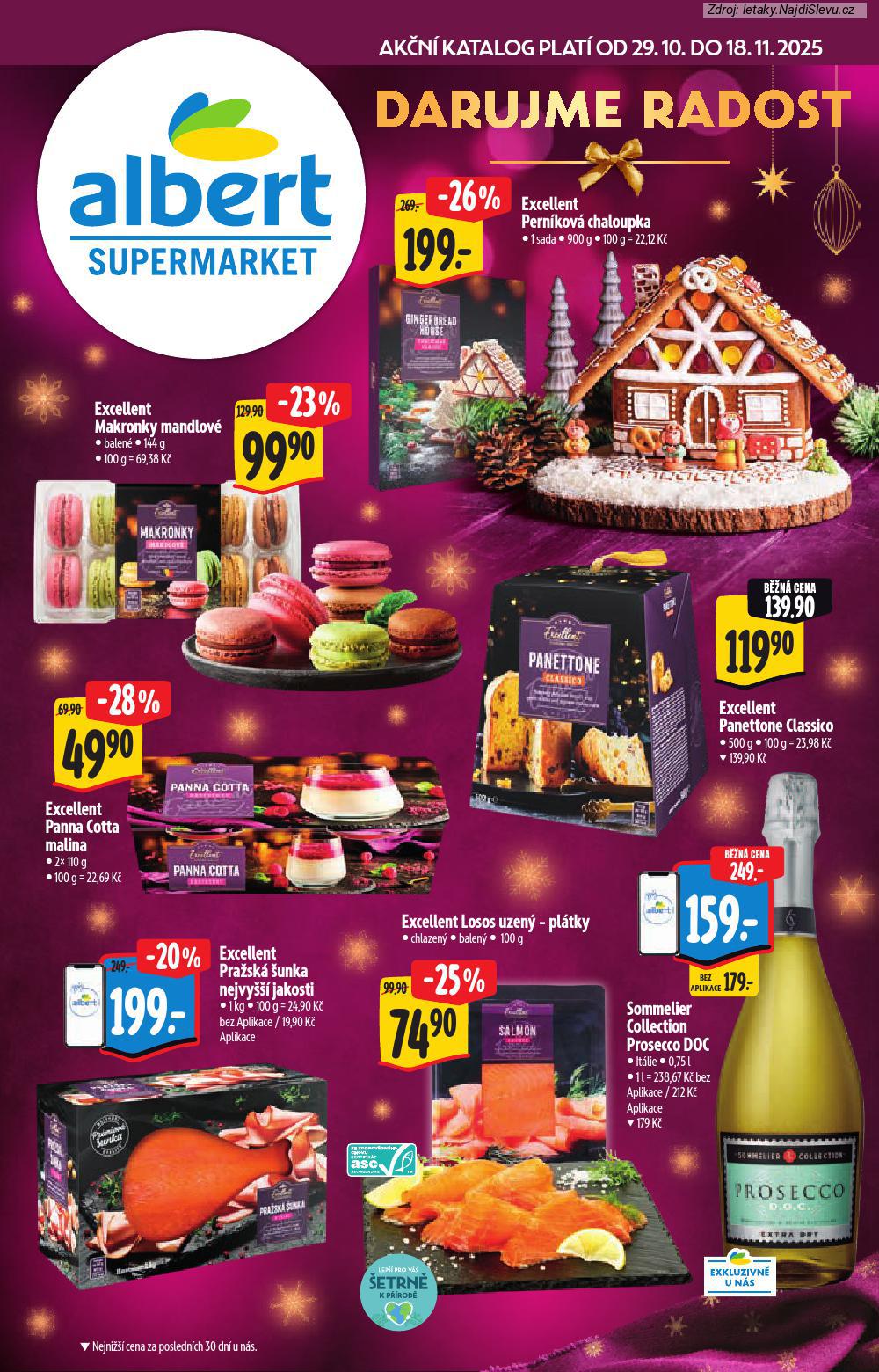 Letk Albert supermarket (29. 10. - 18. 11. 2025) - strana 1 z 37