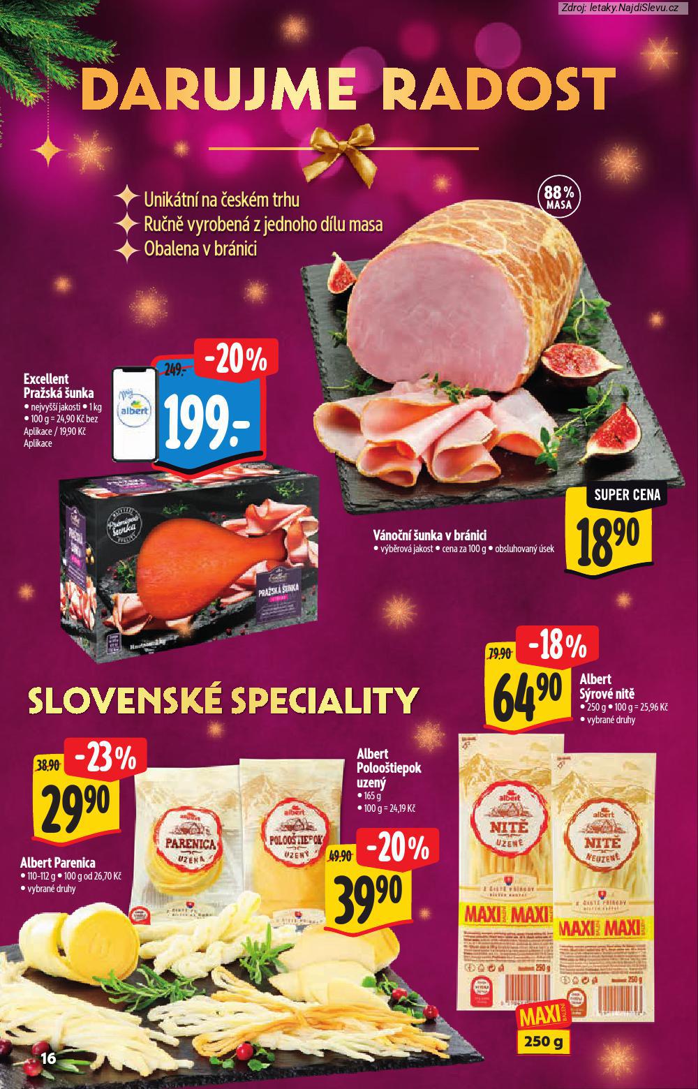 Letk Albert supermarket (29. 10. - 18. 11. 2025) - strana 16 z 37