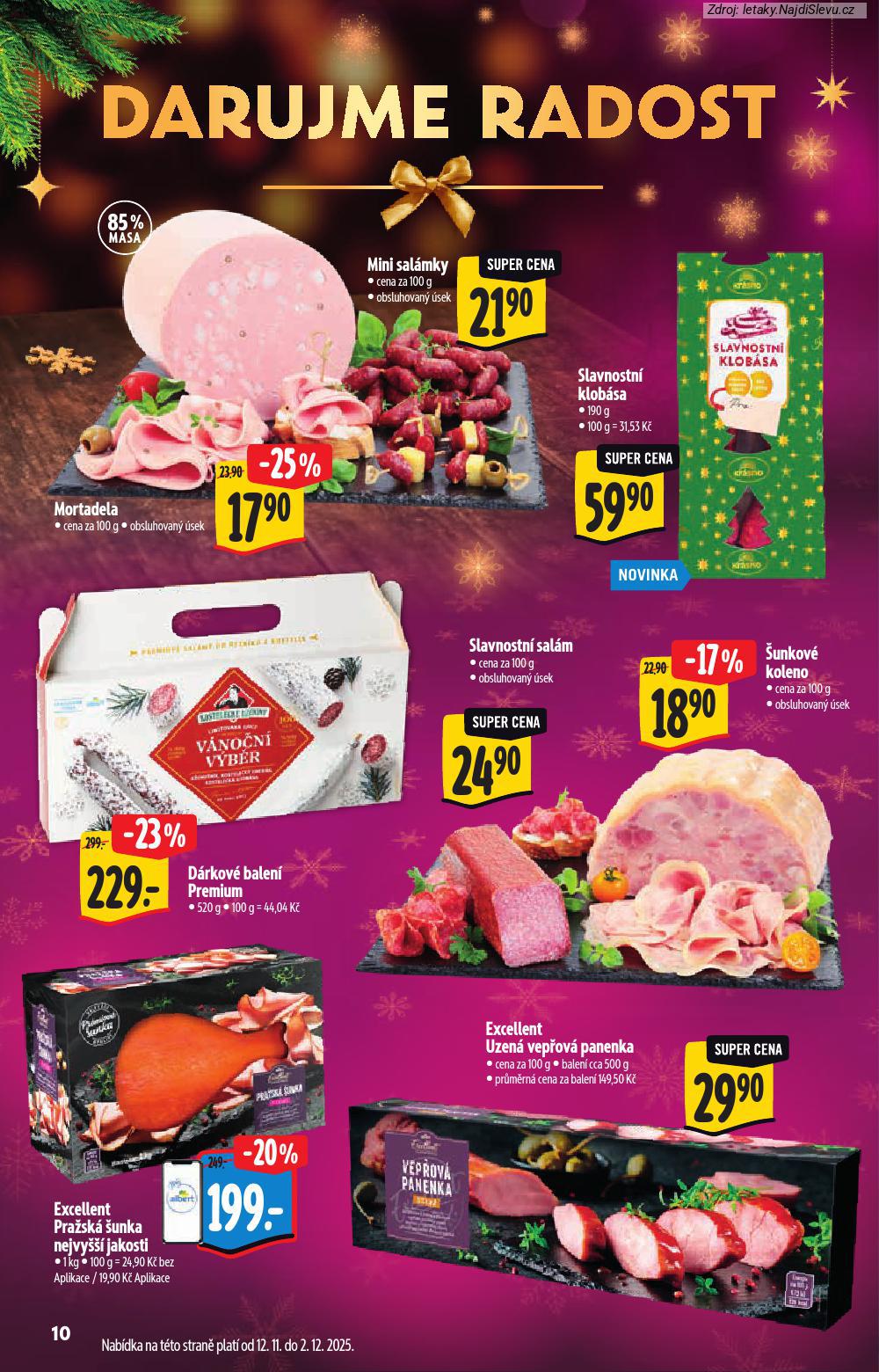 Let�k Albert supermarket (12. 11. - 31. 12. 2025) - strana 10 z 40