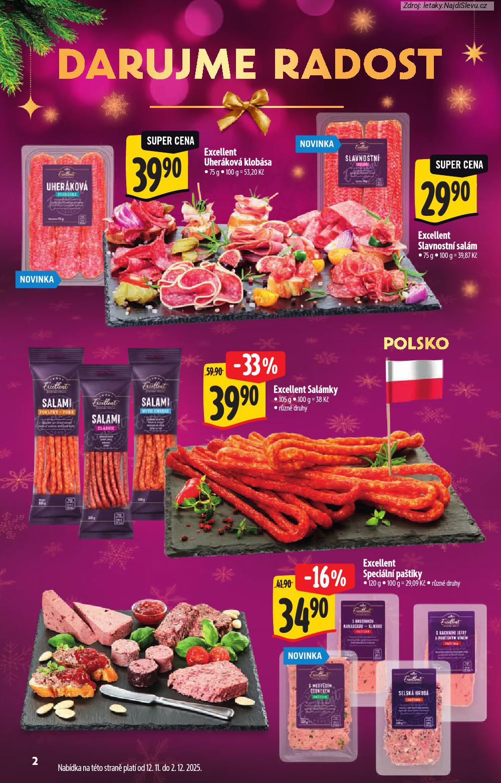 Let�k Albert supermarket (12. 11. - 31. 12. 2025) - strana 2 z 40