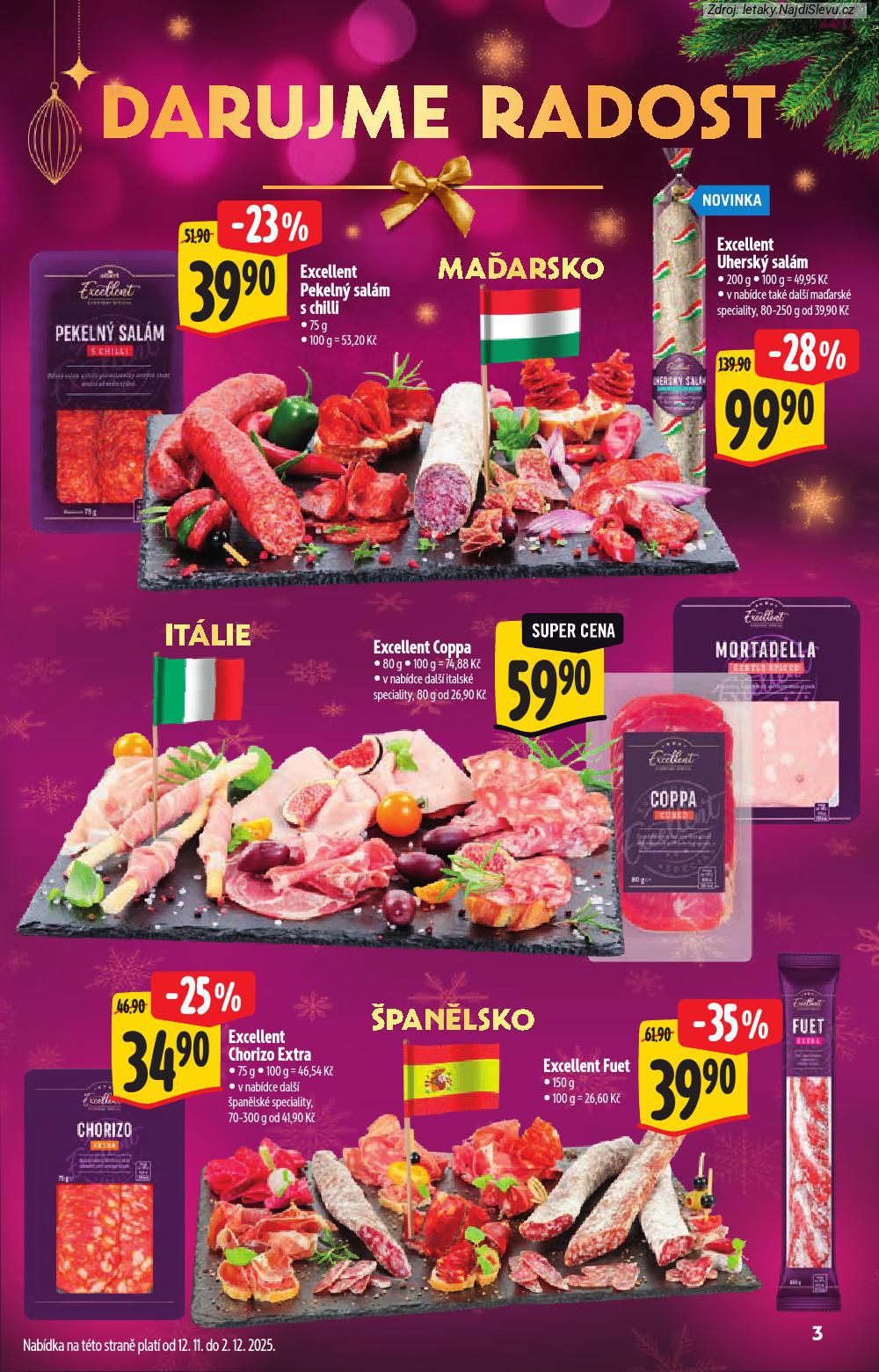 Let�k Albert supermarket (12. 11. - 31. 12. 2025) - strana 3 z 40