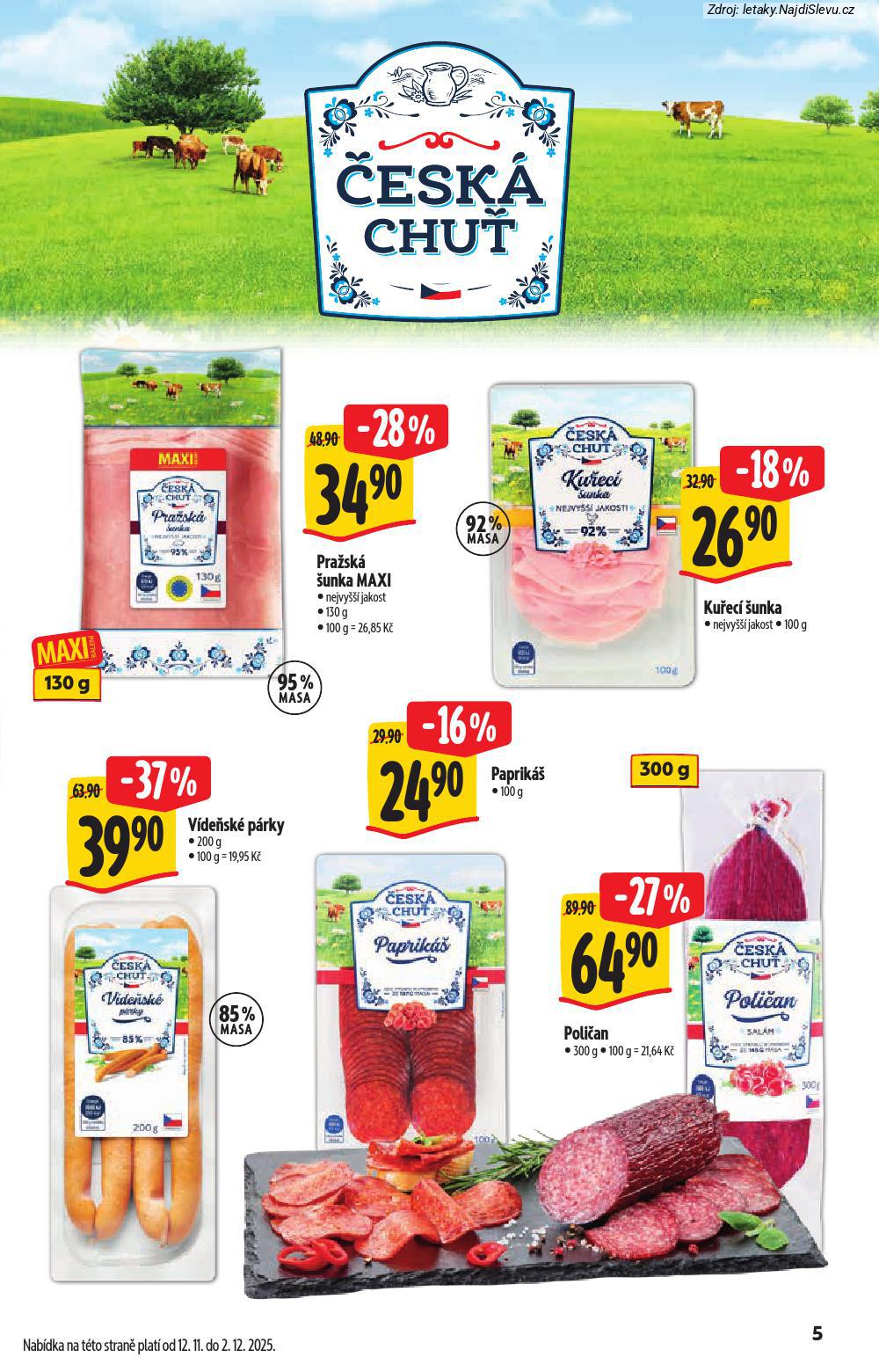 Let�k Albert supermarket (12. 11. - 31. 12. 2025) - strana 5 z 40