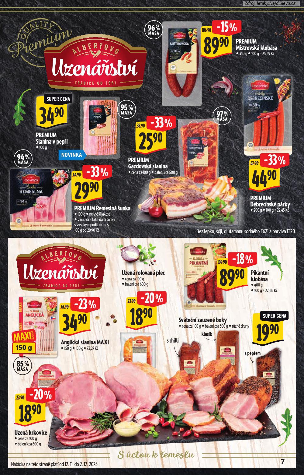 Let�k Albert supermarket (12. 11. - 31. 12. 2025) - strana 7 z 40