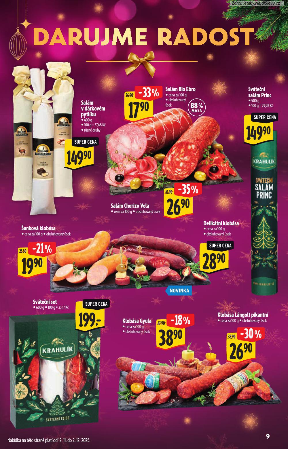 Let�k Albert supermarket (12. 11. - 31. 12. 2025) - strana 9 z 40
