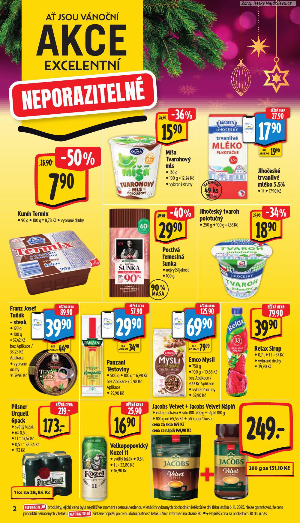 Strana 6 - leták Albert supermarket (12. 11. - 18. 11. 2025)