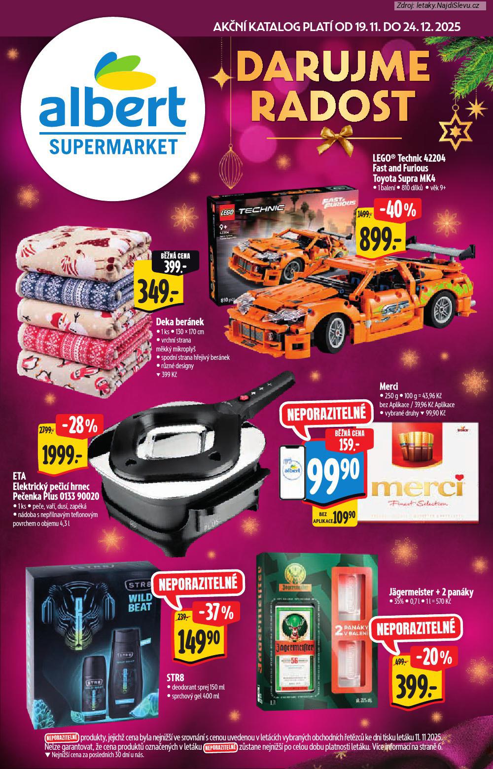 Let�k Albert supermarket (19. 11. - 24. 12. 2025) - strana 1 z 12