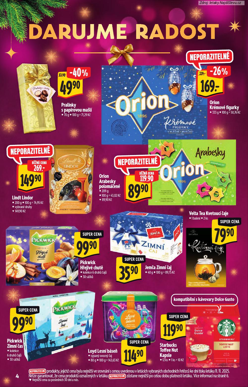 Let�k Albert supermarket (19. 11. - 24. 12. 2025) - strana 4 z 12