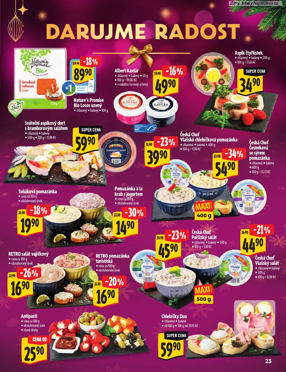 Let�k Albert supermarket (3. 12. - 31. 12. 2025) - strana 23 z 28