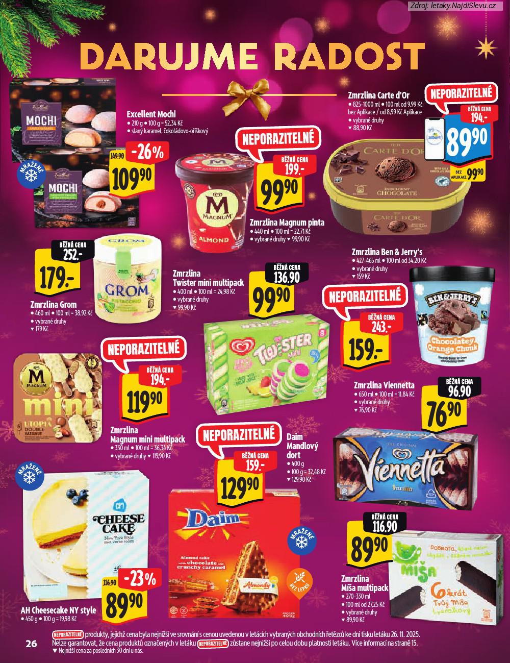 Let�k Albert supermarket (3. 12. - 31. 12. 2025) - strana 26 z 28