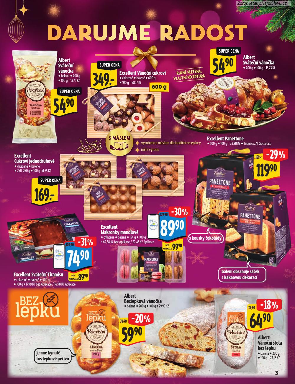 Let�k Albert supermarket (3. 12. - 31. 12. 2025) - strana 3 z 28
