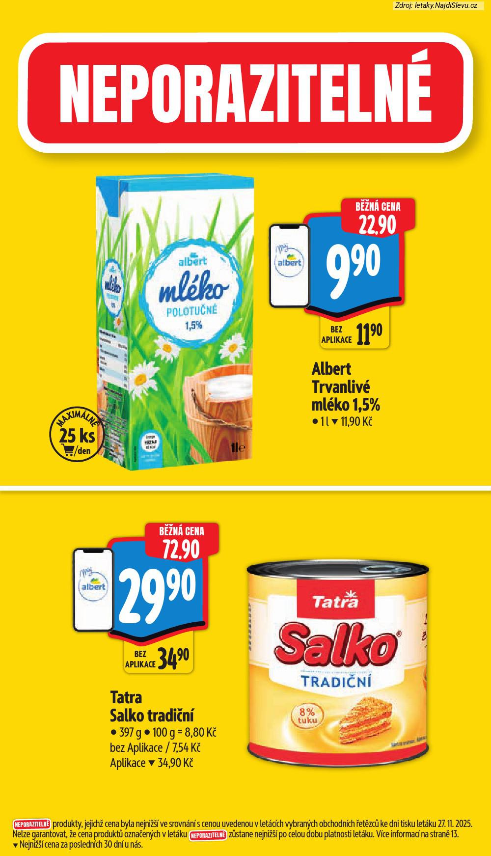 Let�k Albert supermarket (3. 12. - 9. 12. 2025) - strana 2 z 45