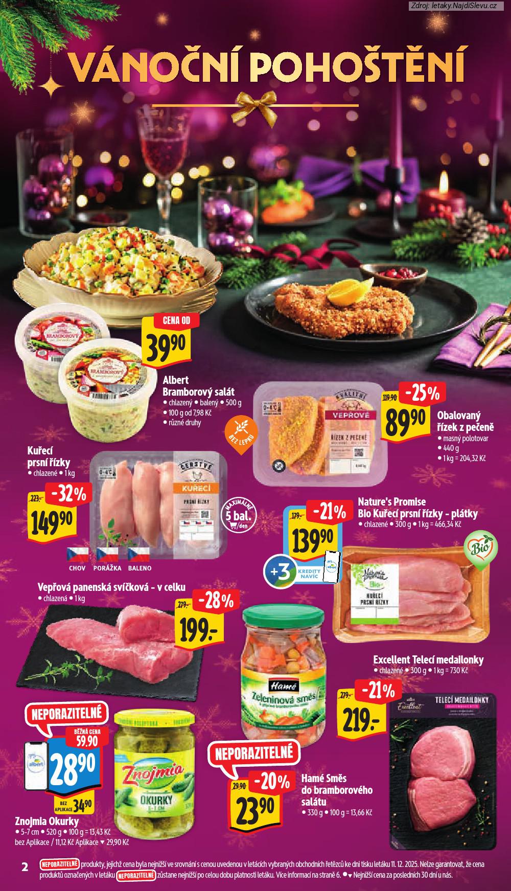 Let�k Albert supermarket  (22. 12. - 24. 12. 2025) - str. 2