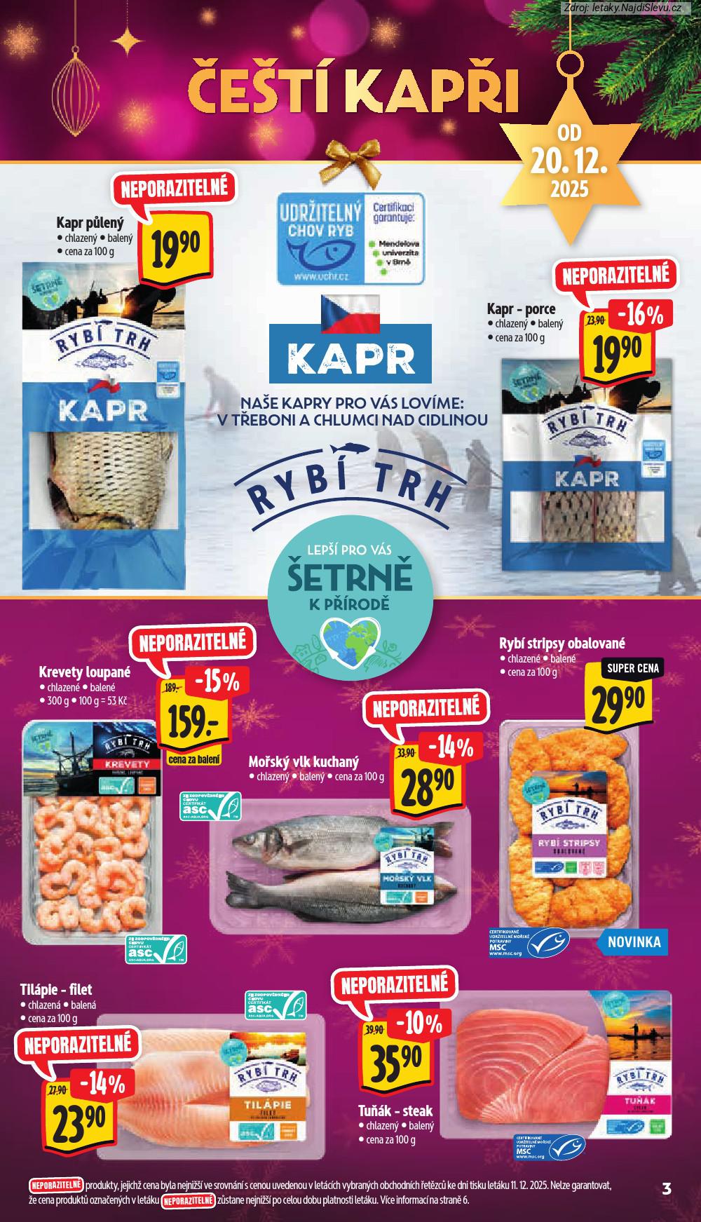 Let�k Albert supermarket  (22. 12. - 24. 12. 2025) - str. 3
