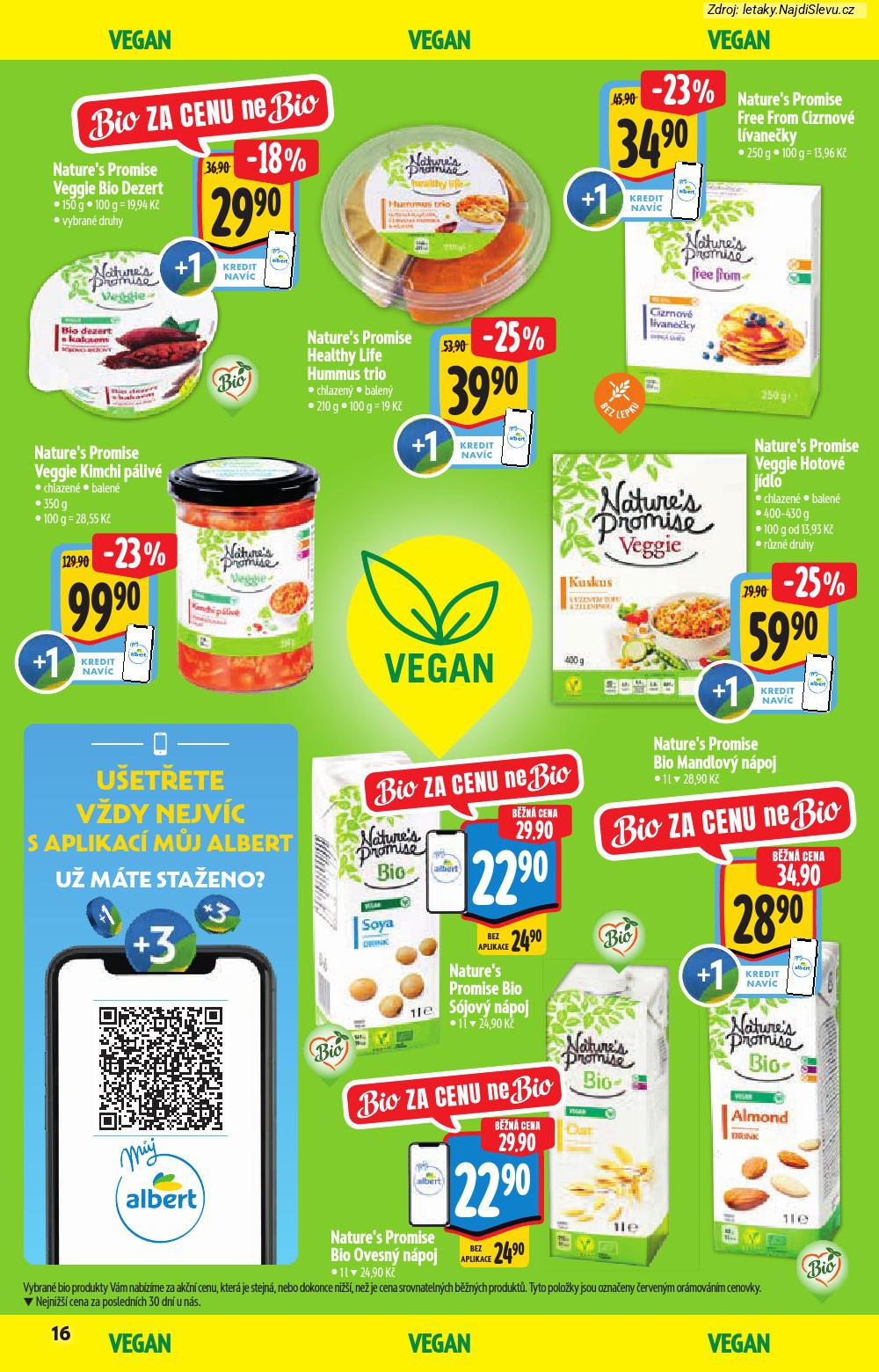 Let�k Albert supermarket  Katalog BIO (14. 1. - 10. 2. 2026) - str. 16: Nature's Promise