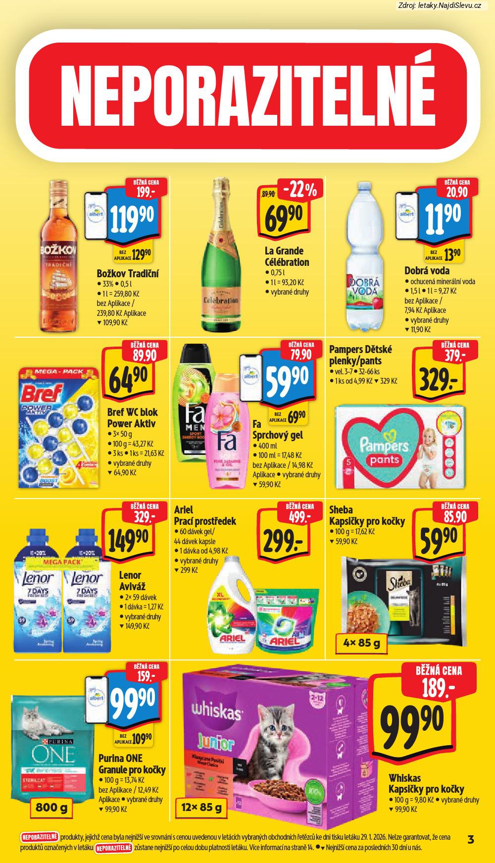 Let�k Albert supermarket  (4. 2. - 10. 2. 2026) - str. 7: BO�KOV TRADI�N�, LA GRANDE, DOBR� VODA, BREF WC