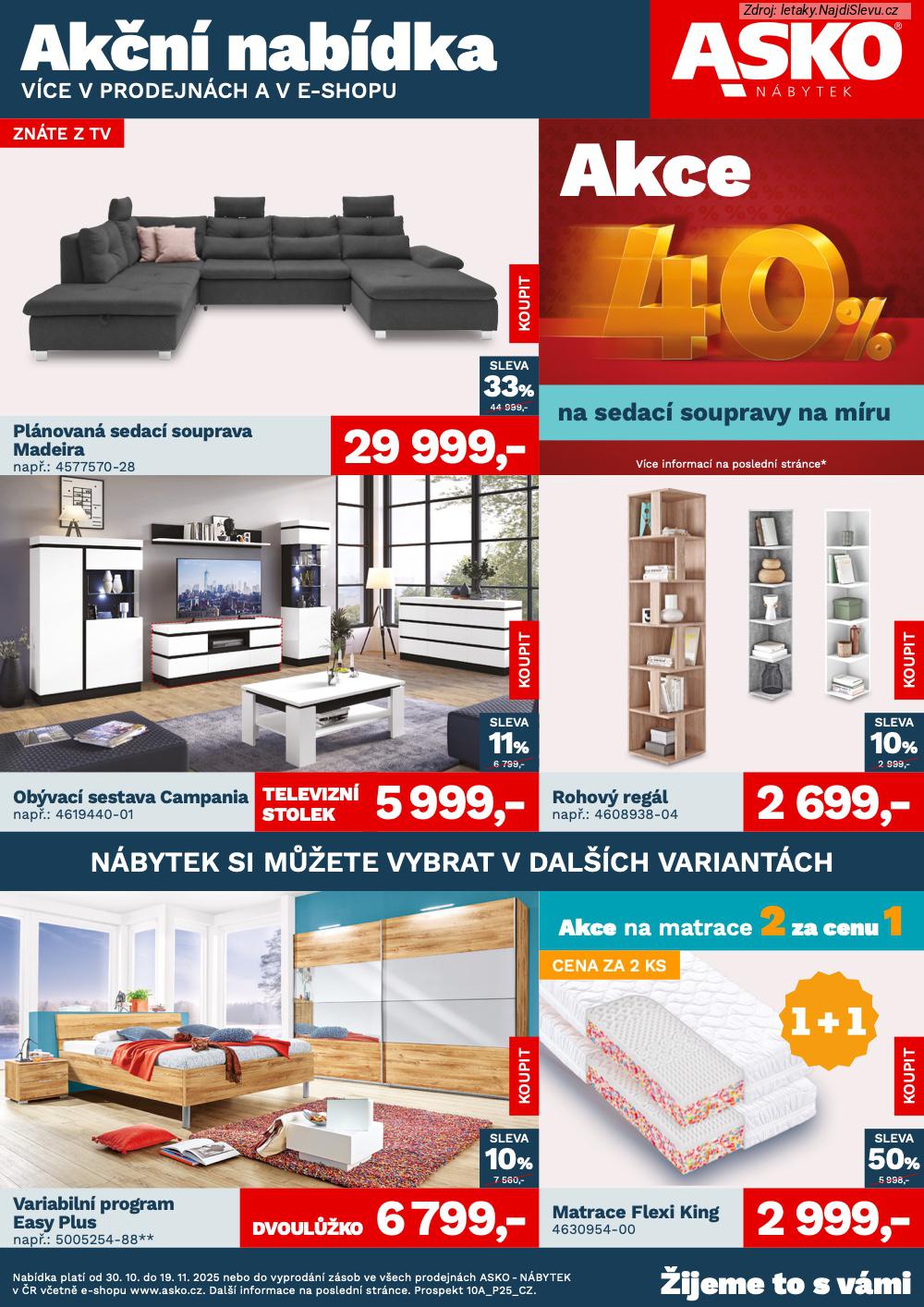 Strana 1 - let�k ASKO N�bytek (30. 10. - 19. 11. 2025)