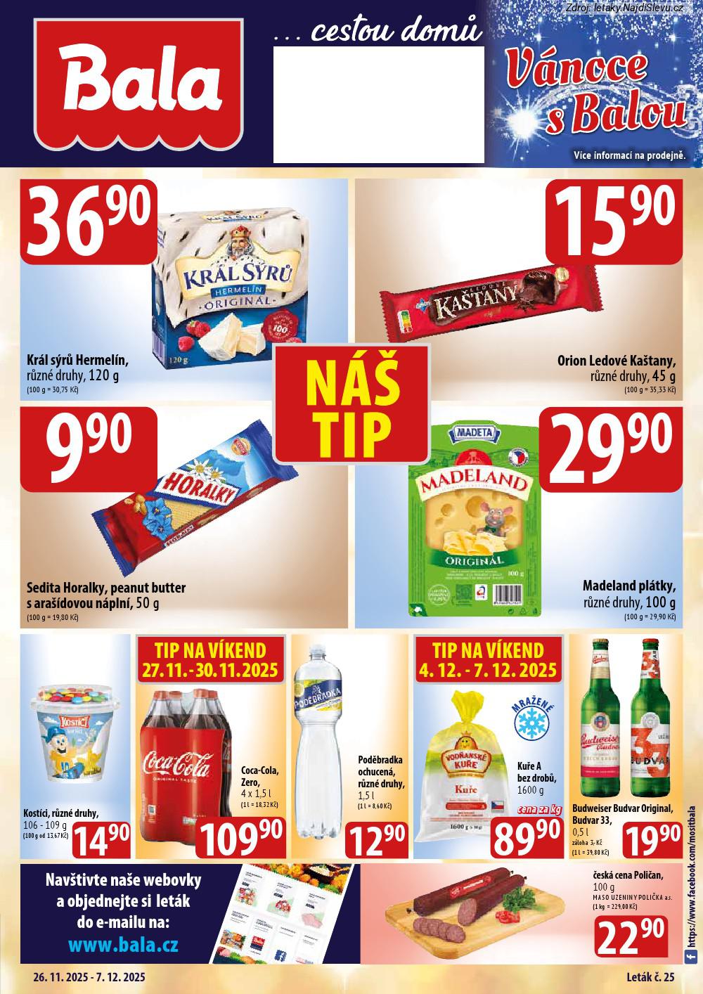 Let�k BALA (26. 11. - 7. 12. 2025) - strana 1 z 6