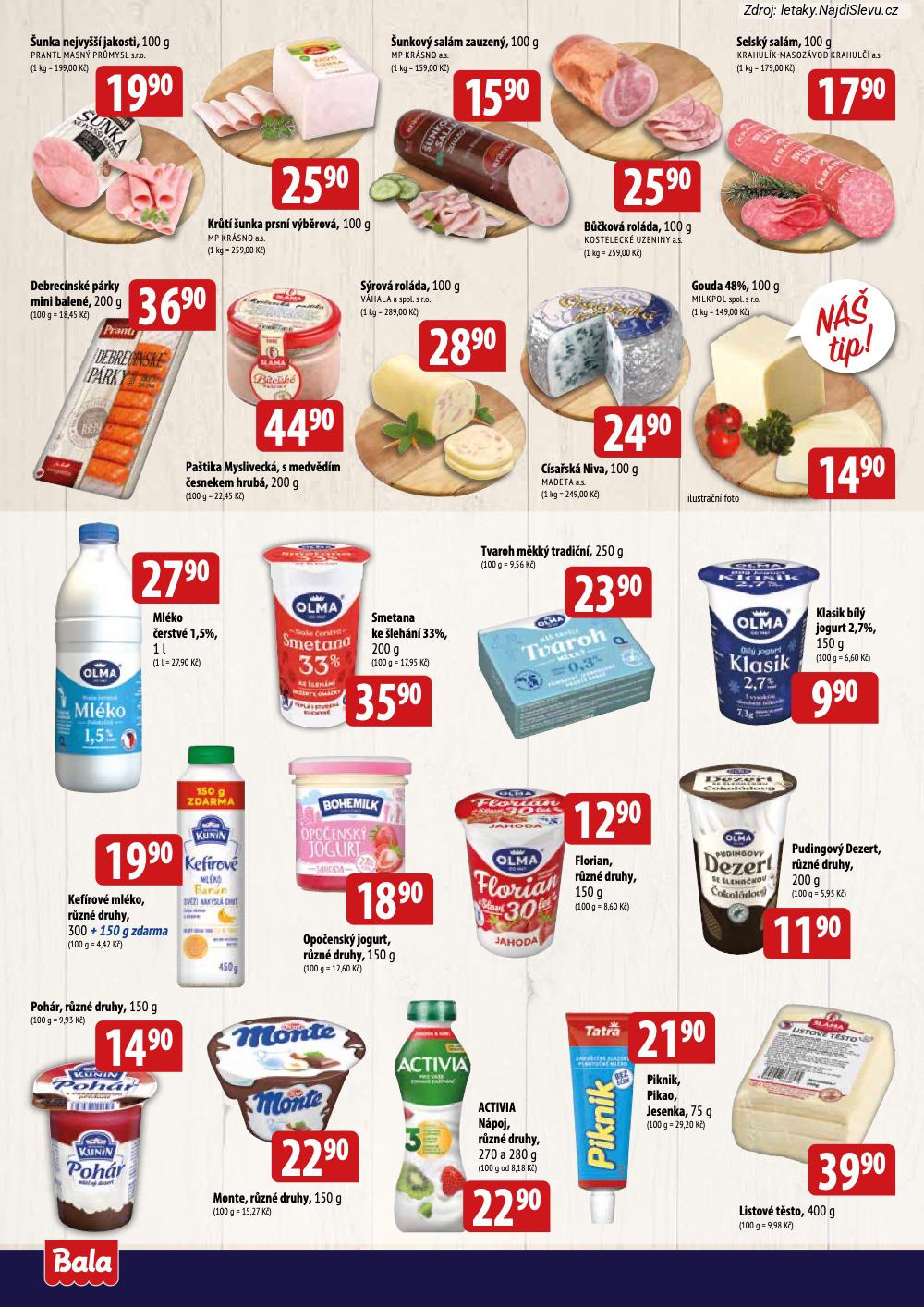 Let�k BALA  (4. 2. - 15. 2. 2026) - str. 2: �unka nejvy���, �unkov� sal�m, Selsk� sal�m,, Kr�t� �unka