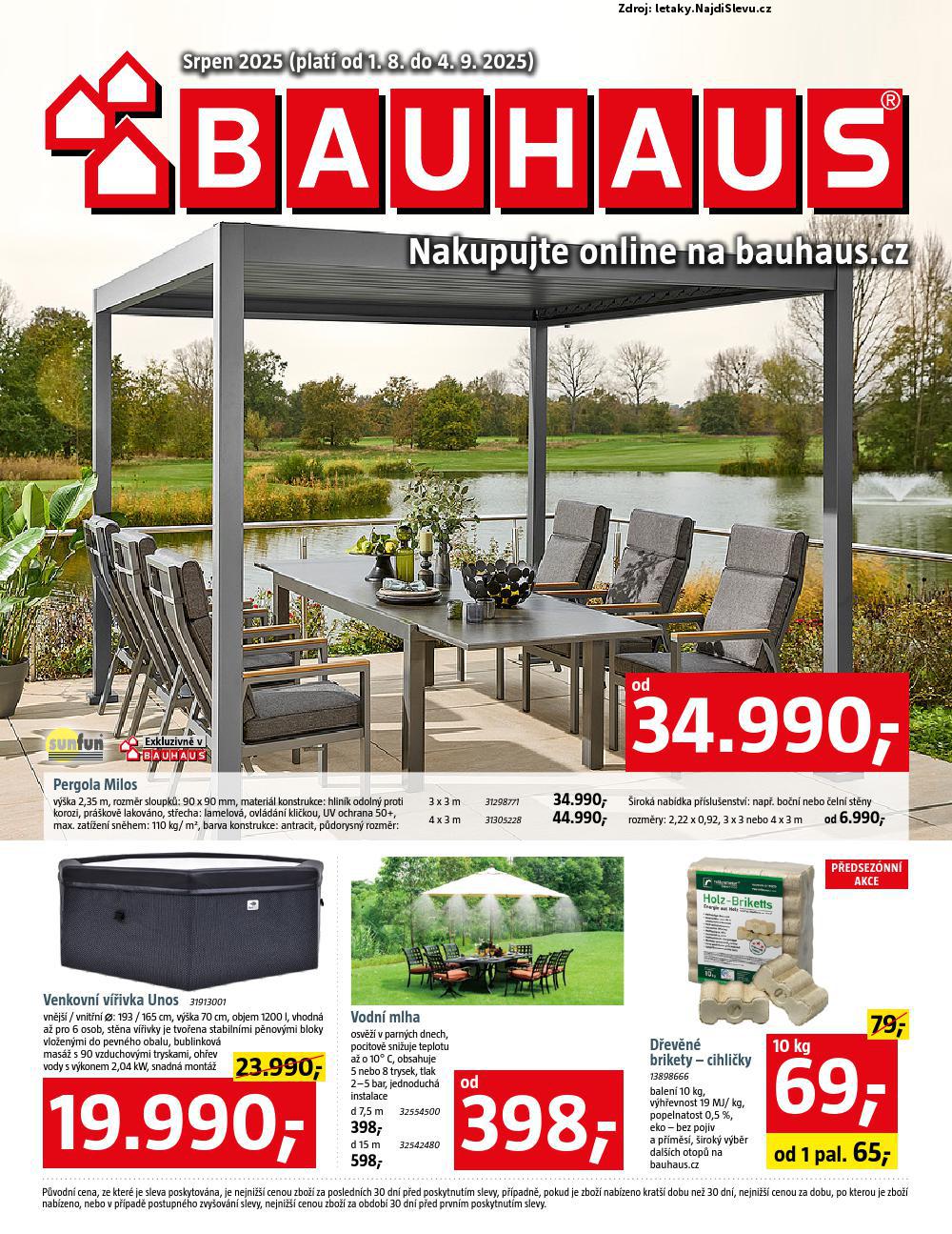 Strana 1 - let�k BAUHAUS (1. 8. - 4. 9. 2025)