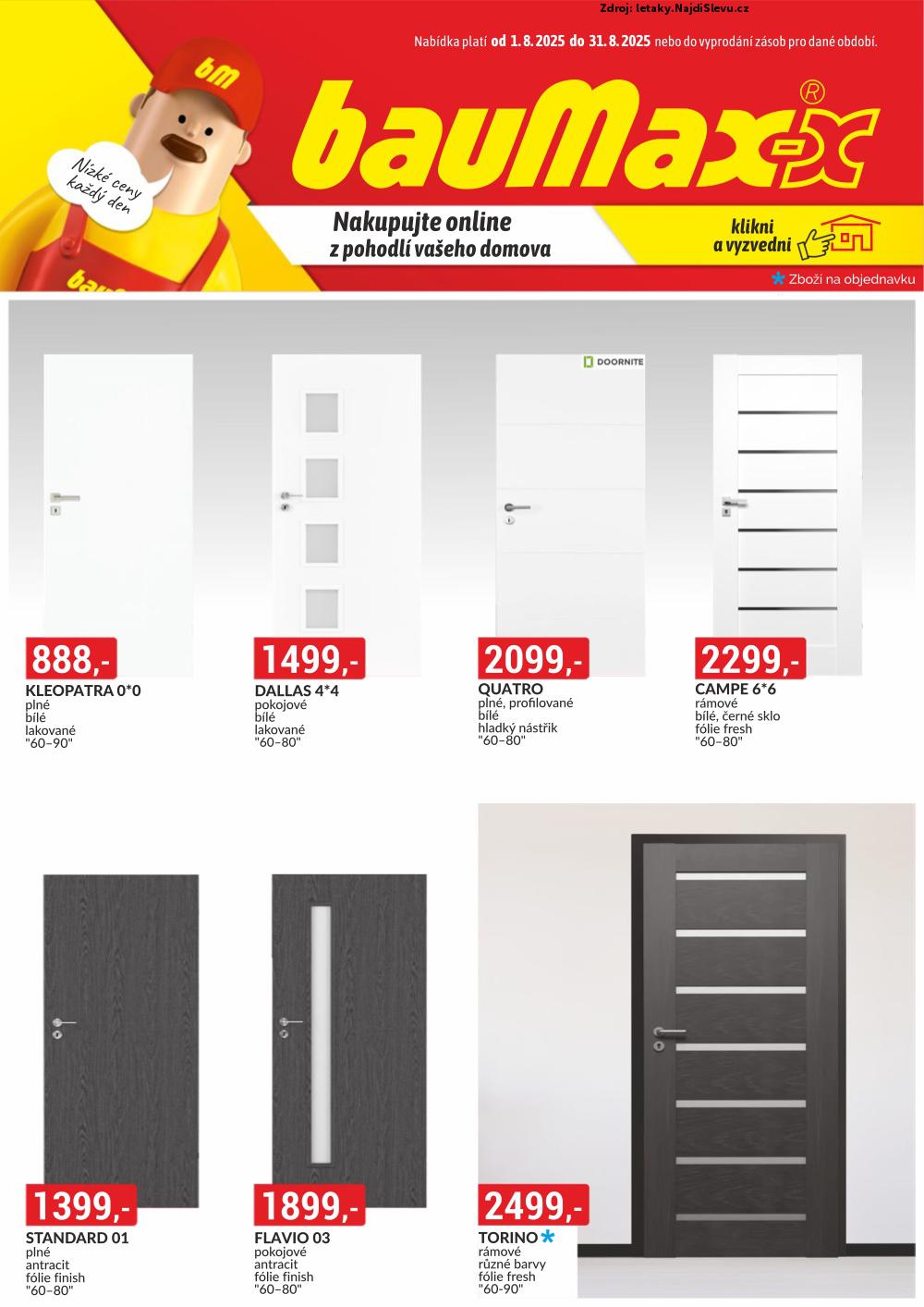 Let�k bauMax  (1. 8. - 31. 8. 2025) - str. 1