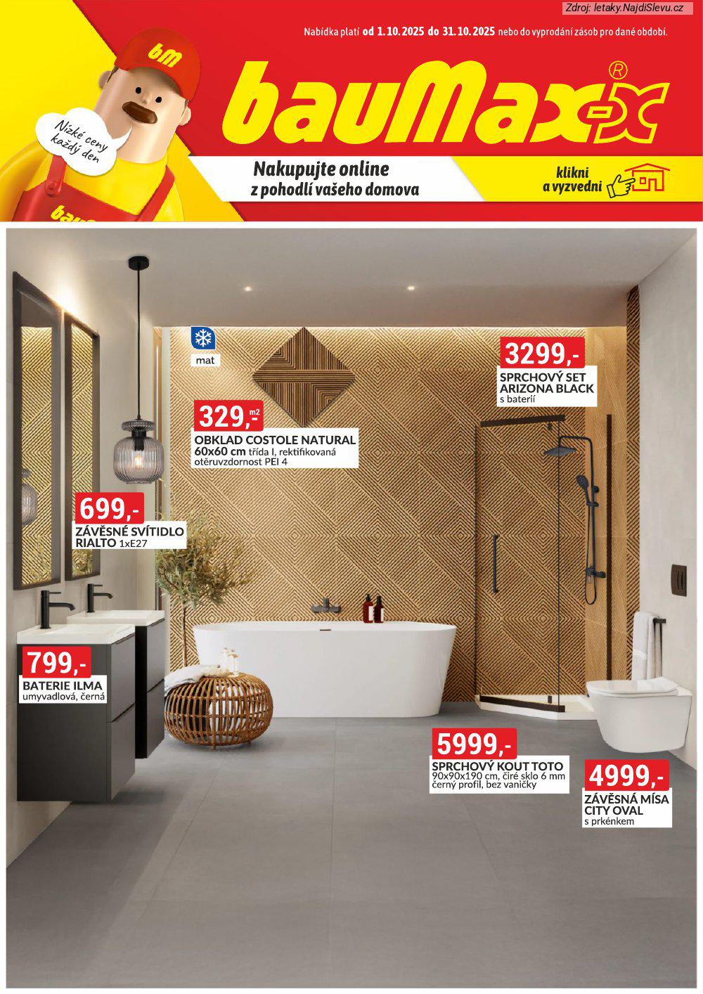 Strana 1 - let�k bauMax (1. 10. - 31. 10. 2025)