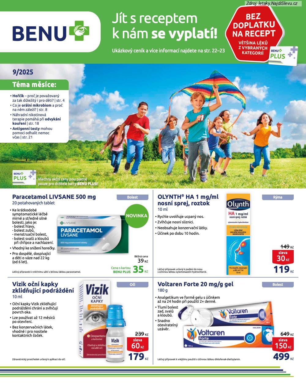 Letk BENU (1. 9. - 30. 9. 2025) - strana 1 z 17