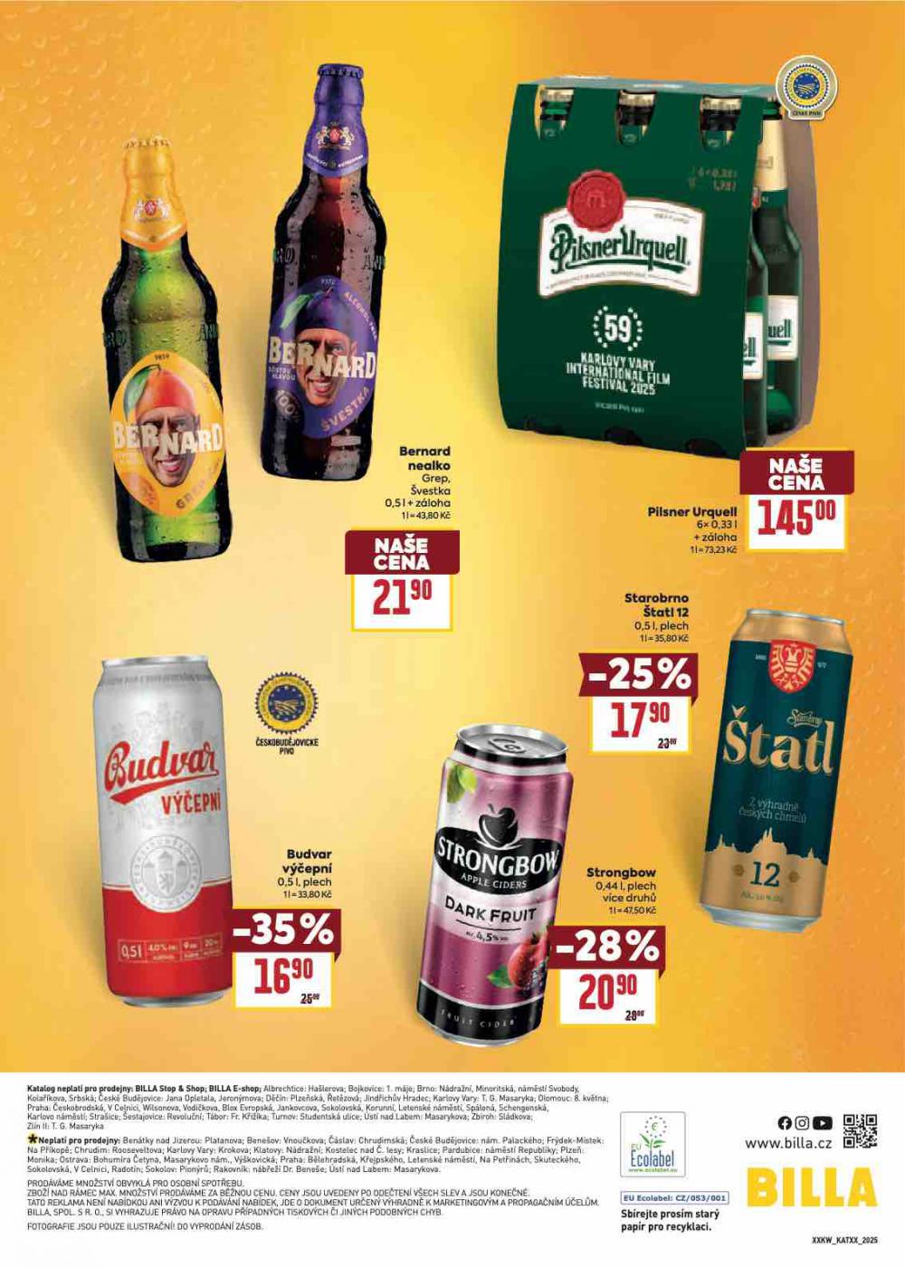 Strana 5 - leták BILLA (16. 7. - 30. 9. 2025)