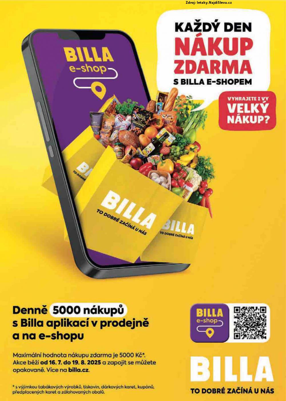 Strana 14 - leták BILLA (30. 7. - 5. 8. 2025)